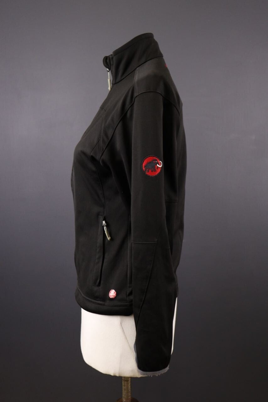 Mammut Black Full Zip Windstopper Soft Shell Jacket – Size M