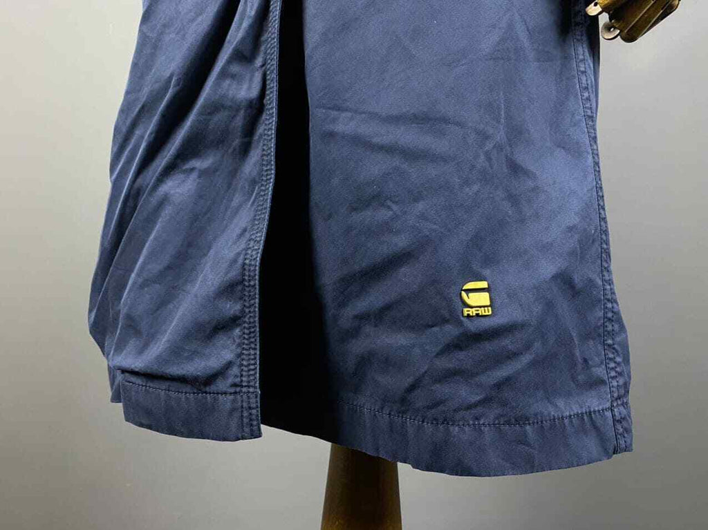 Raw Correctline By G-Star Blue Double Breasted Coat – Women's M