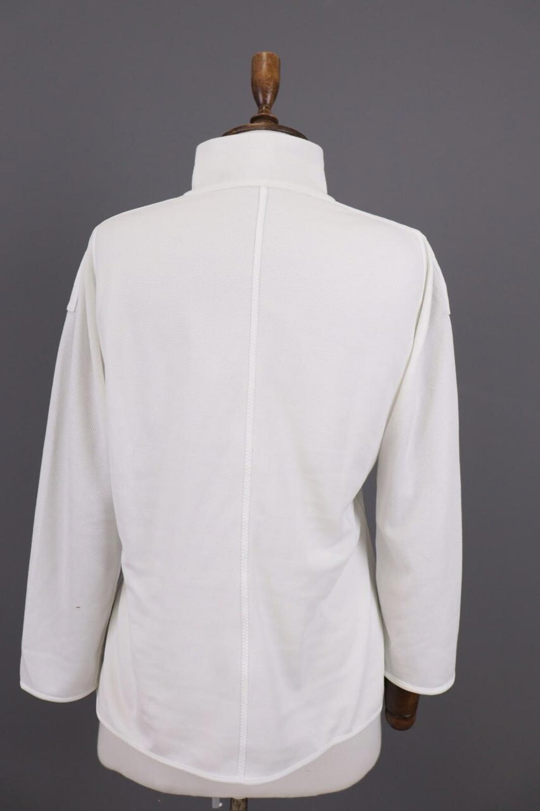 FRAUENSCHUH POLARTEC White 1/2 Zip Lightweight Fleece Top – Size XL