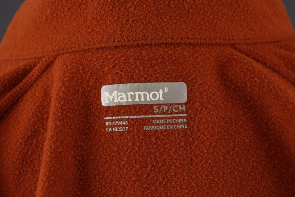 Marmot Orange Full Zip Quilted Outdoor Jacket – Size S