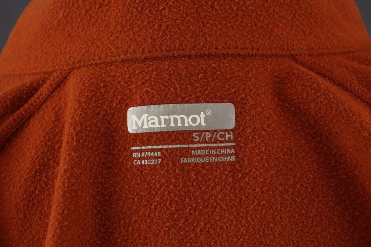 Marmot Orange Full Zip Quilted Outdoor Jacket – Size S