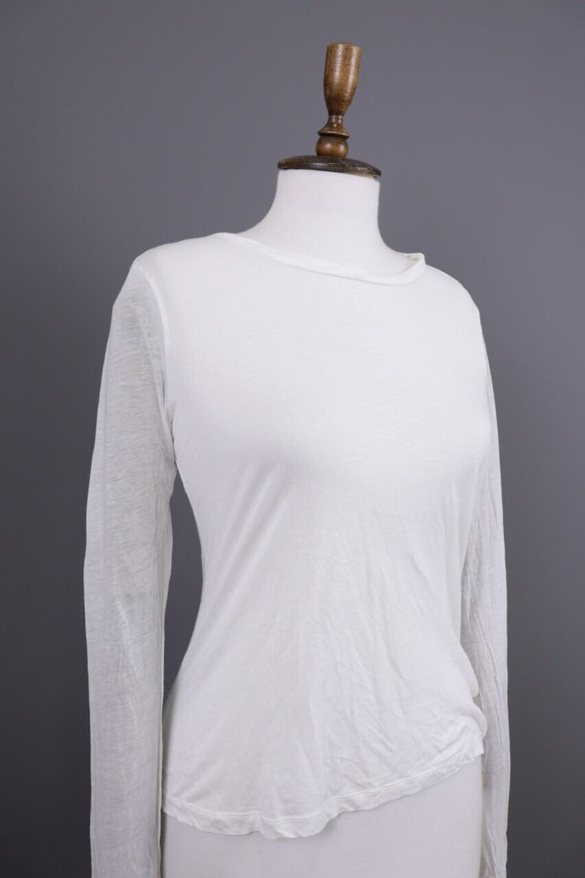 Me+Em White Relaxed Summer Mesh Top Blouse Sweater – Size UK 10 / US 6