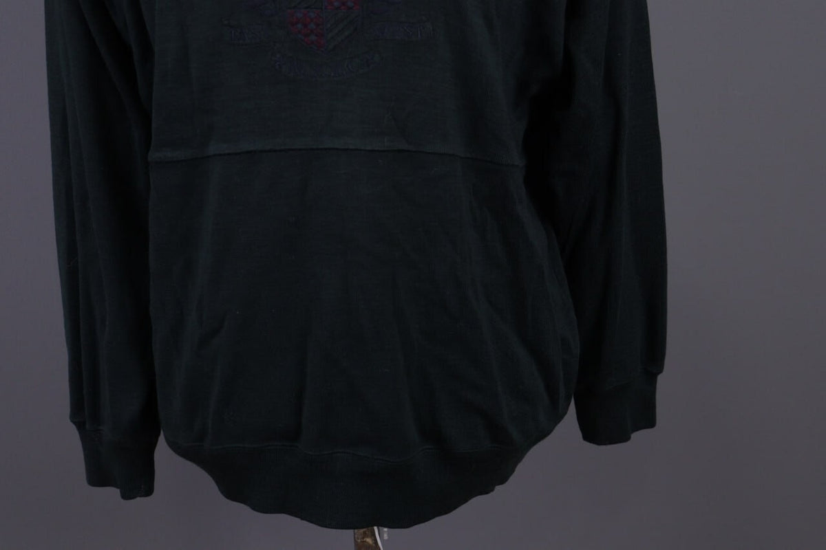 Vintage Paul & Shark Yachting Green Big Logo Knit Sweater Jumper – Size XL