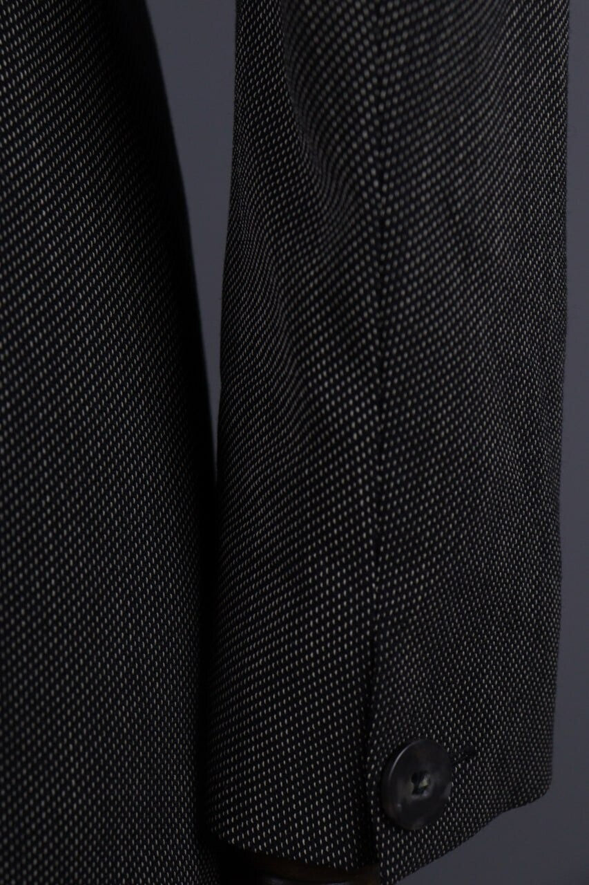 Max Mara Gray Wool Double Breasted Two Button Blazer Jacket – Size 40 / S