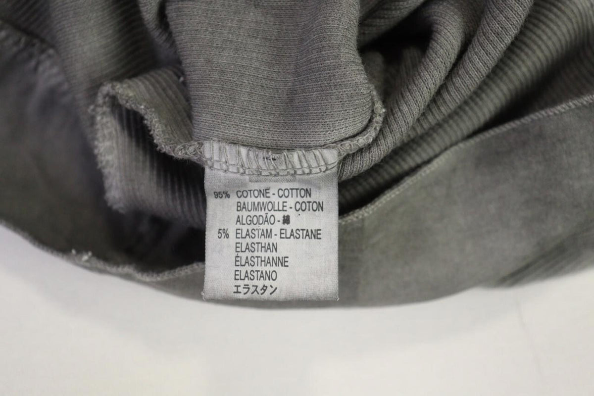 BOTTEGA Gray Lagenlook Designer Embroidered Cardigan Sweater
