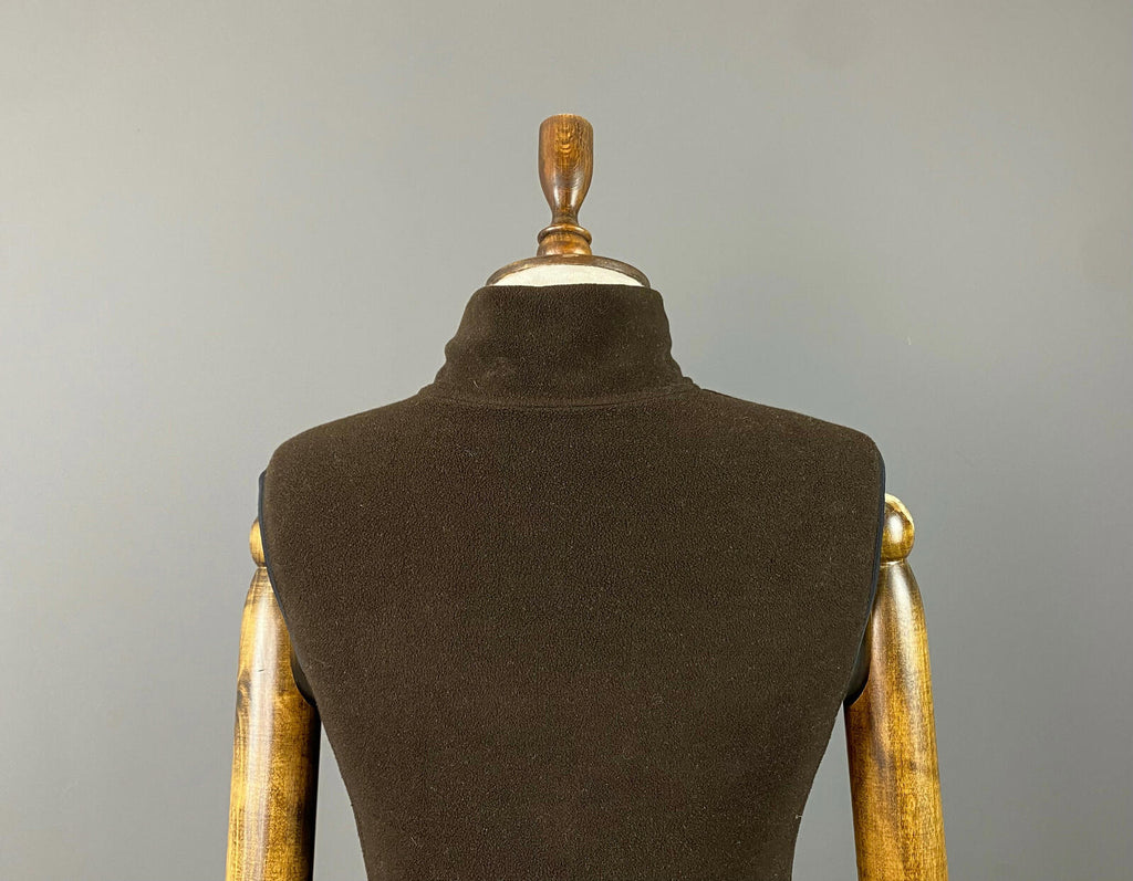 PRADA MILANO Brown Polyester Fleece Vest Red Tab Waistcoat – Women's L [COPY]