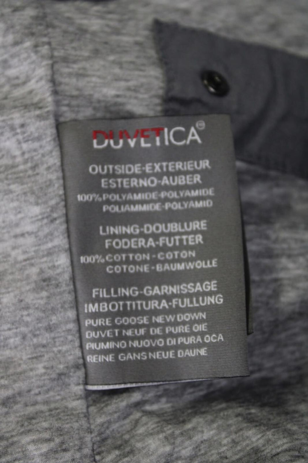 DUVETICA White Lightweight Hooded Full Zip Long Jacket – Size 44
