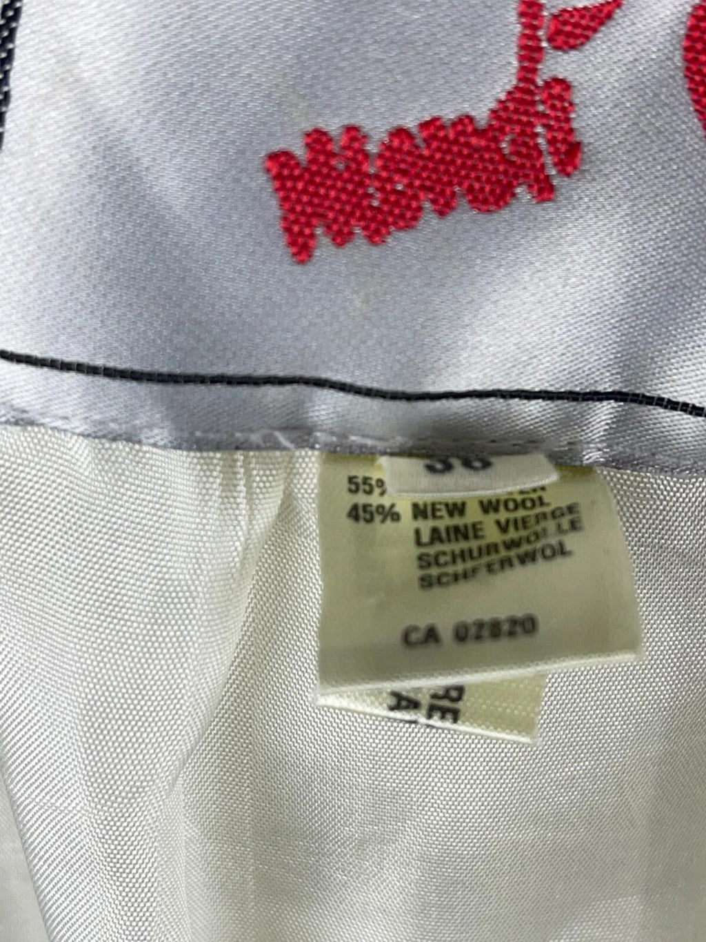 MONDI White Wool Double Breasted One Button Blazer Jacket – Size 38
