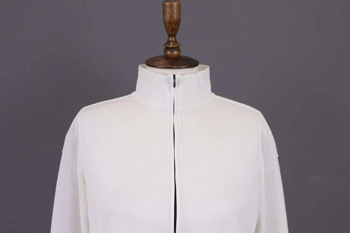 FRAUENSCHUH POLARTEC White 1/2 Zip Lightweight Fleece Top – Size XL
