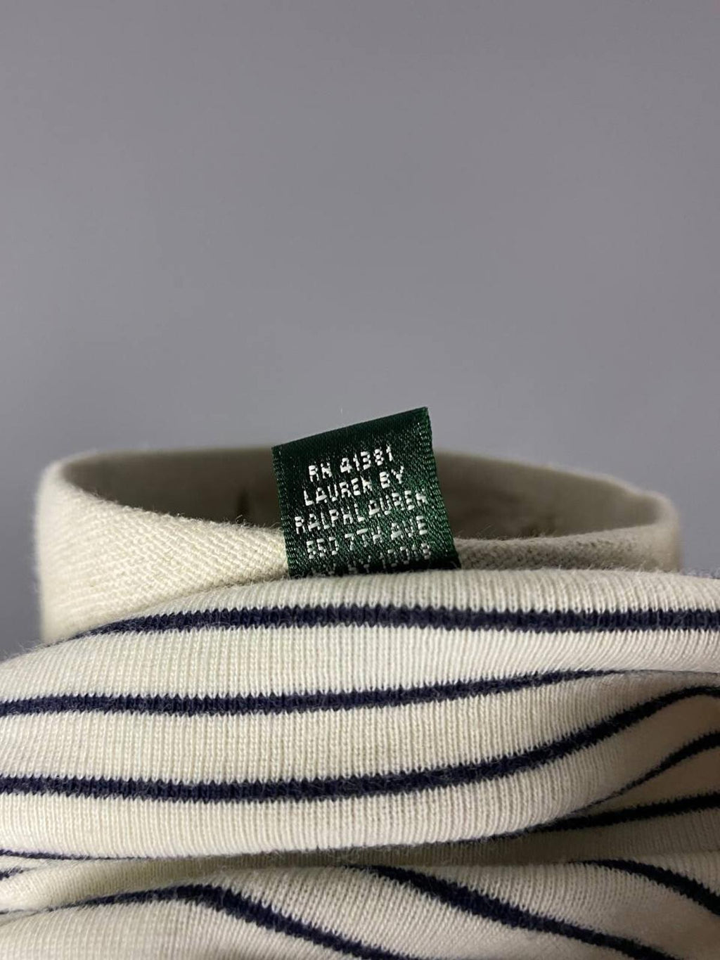 LAUREN JEANS COMPANY RALPH LAUREN Striped Elbow Patches Sweater – Size M