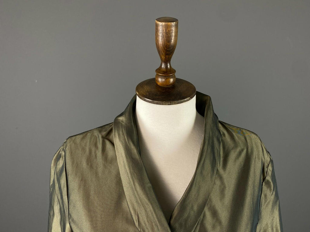 ELEMENTE CLEMENTE Khaki Button Down Blazer Jacket – Women's 1