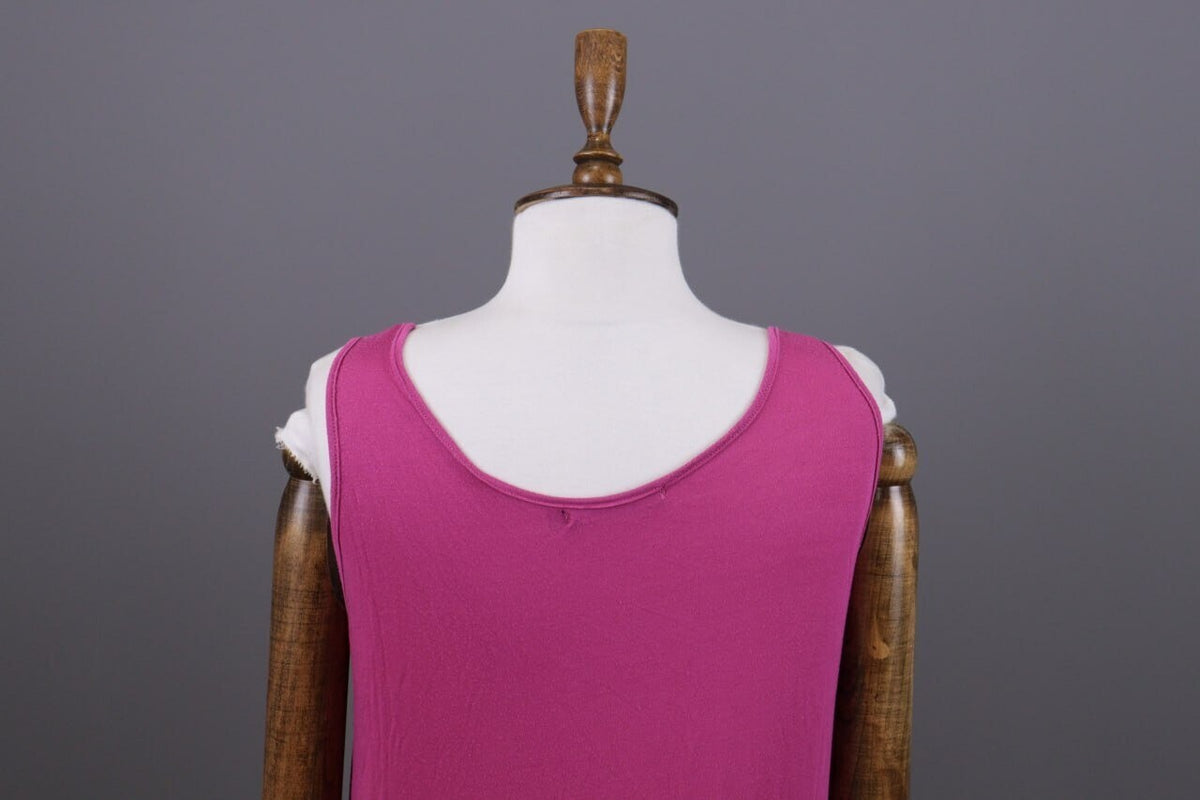 Gudrun Sjoden Pink Bodycon Sleeveless Tunic Blouson Dress – Size M – Used