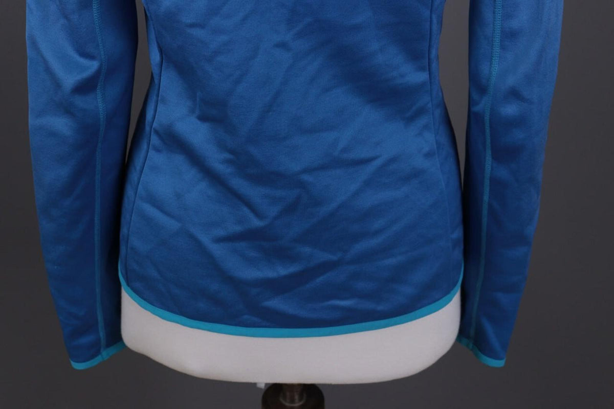 ORTOVOX Merino Wool Blue Full Zip Hooded Fleece Hiking Track Jacket – Size S