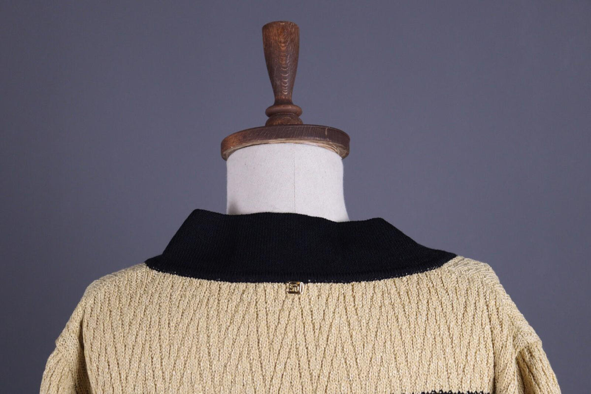 ST. JOHN SPORT BY MARIE GRAY Multicolor Striped Wool Knit Sweater – Size L