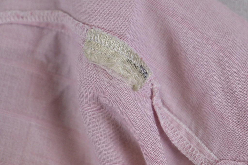BURBERRY BRIT Pink Lightweight 3/4 Sleeve Stretch Button Down Shirt – Size XS