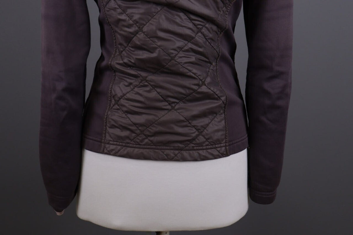 Frauenschuh Brown Puffer Hooded Full Zip Fleece Jacket – Size S