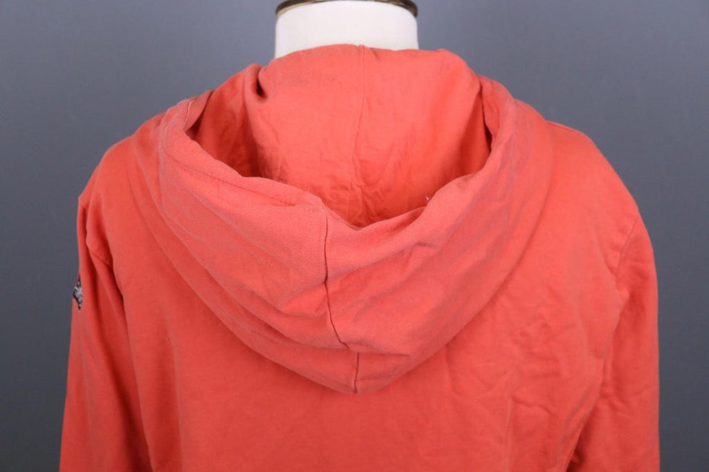 PARAJUMPERS Orange 100%Cotton Raglan Sleeve Drawstring Full Zip Hoodie – Size 2XL