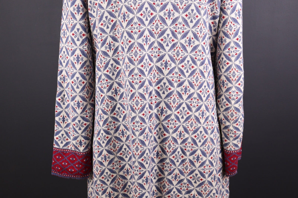 Deerberg by Oska Multicolor Full Zip Hooded Long Cardigan Sweater – Size L