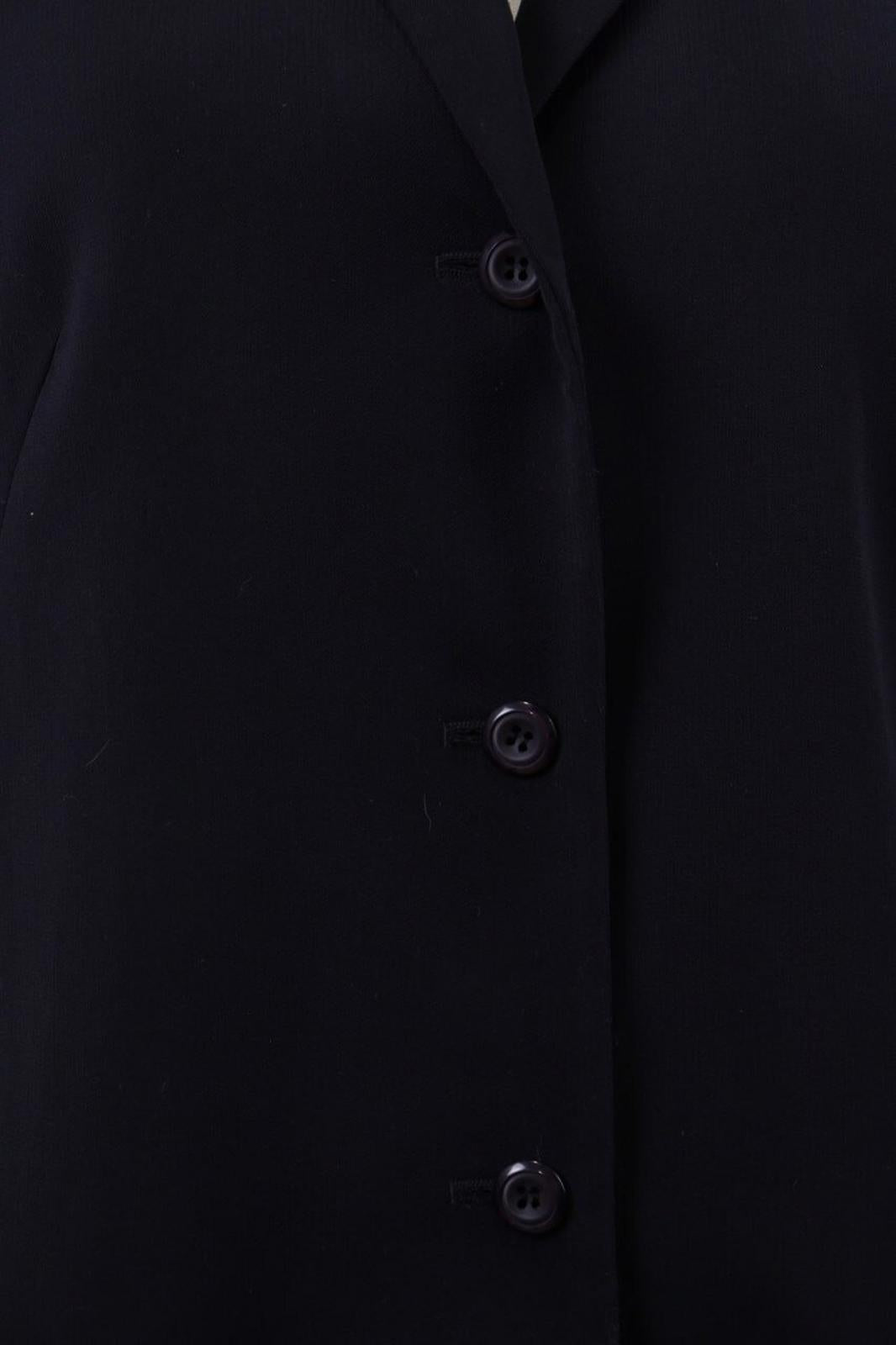 JIL SANDER Black Three Button Lightweight Blazer Jacket – Size 38 / S