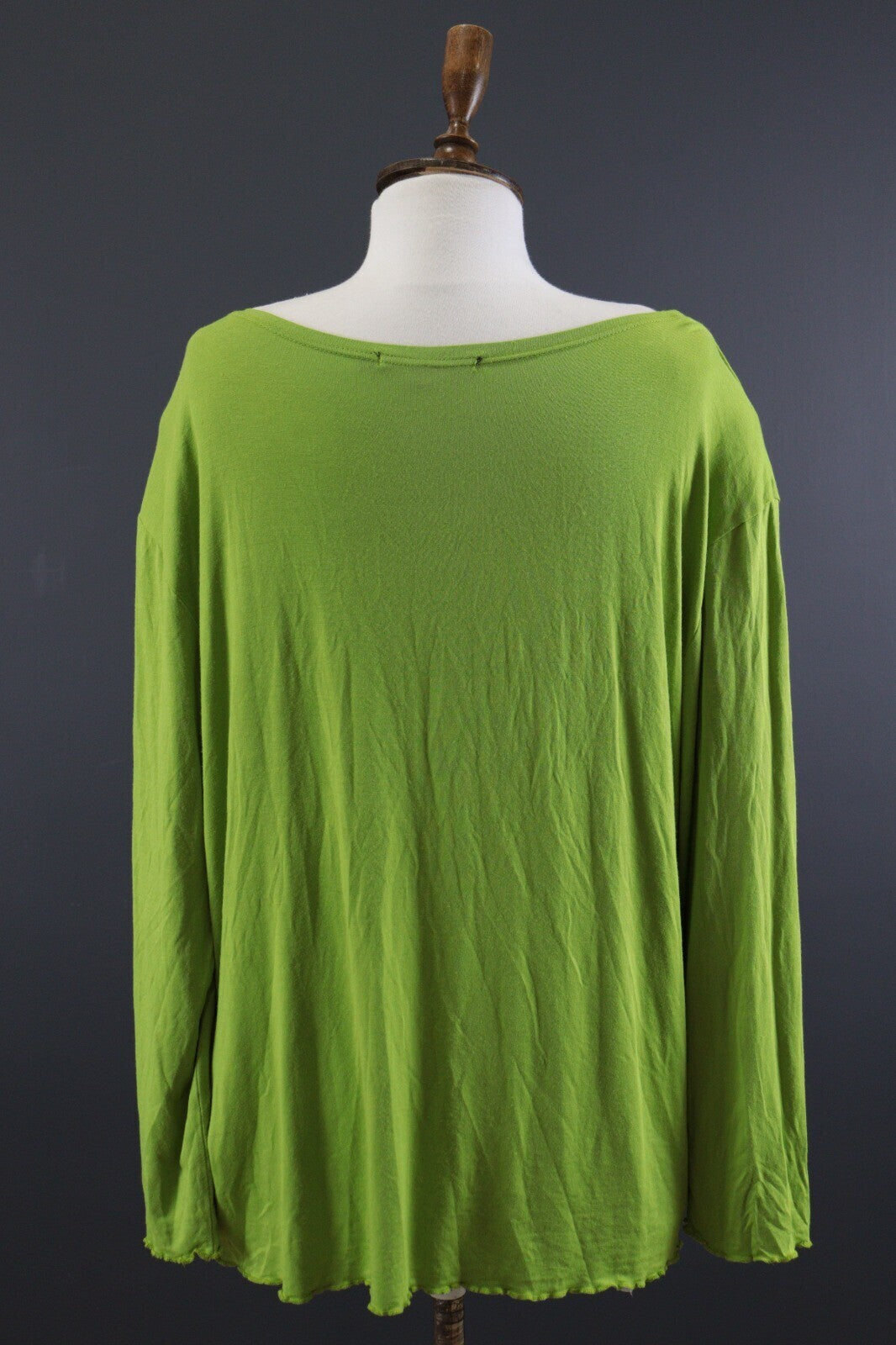 Gudrun Sjoden Green Boat Beck Long Sleeve Pullover Blouse – Size XXL