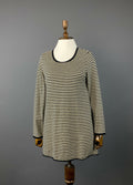 GUDRUN SJODEN Striped Wool Long Sleeve Top Tunic – Size S