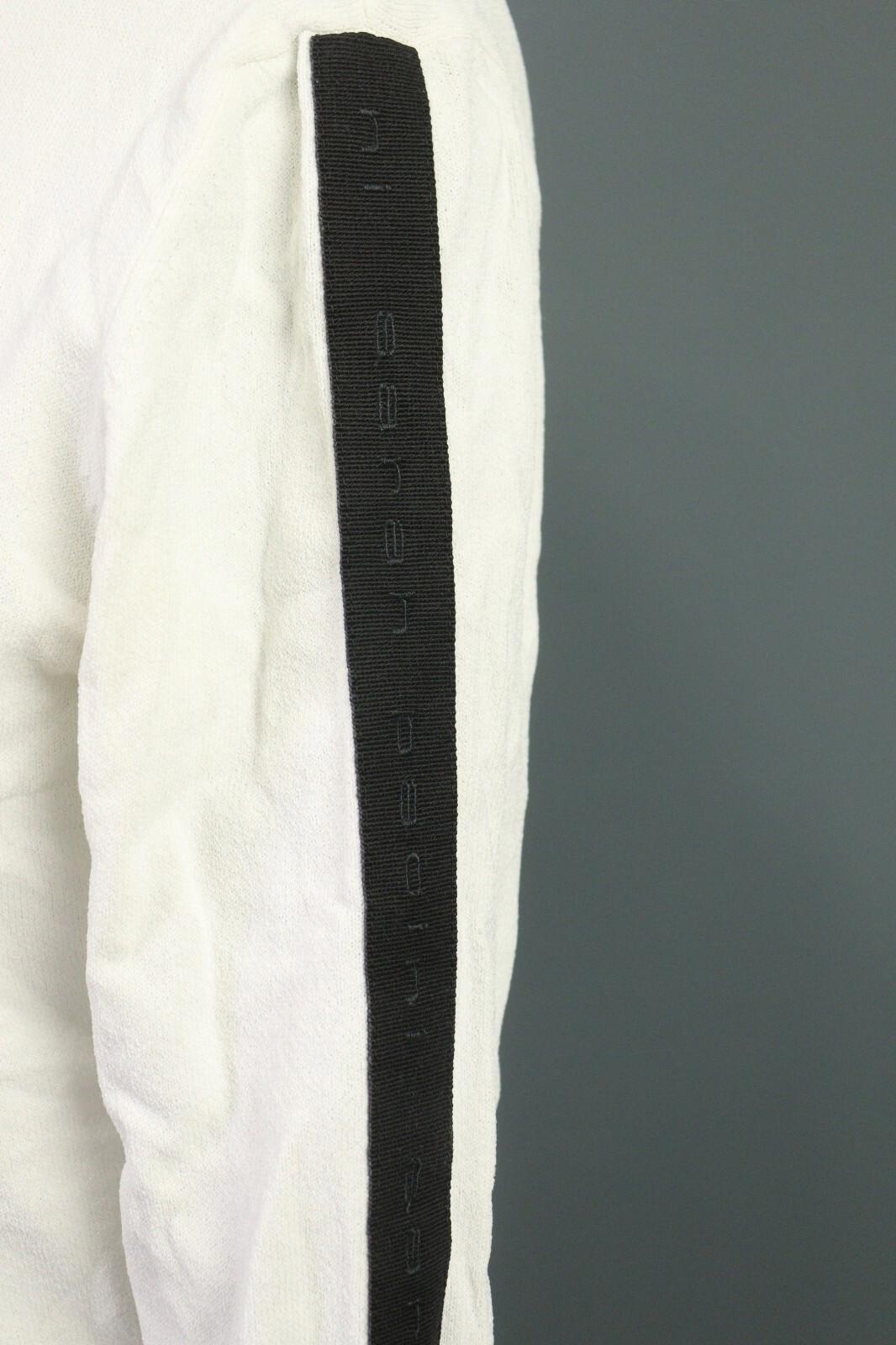 SARAH PACINI White Long Sleeve High Neck Top Blouse Shirt – Size M