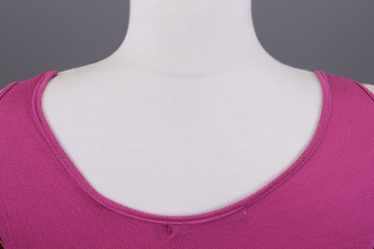 Gudrun Sjoden Pink Bodycon Sleeveless Tunic Blouson Dress – Size M – Used