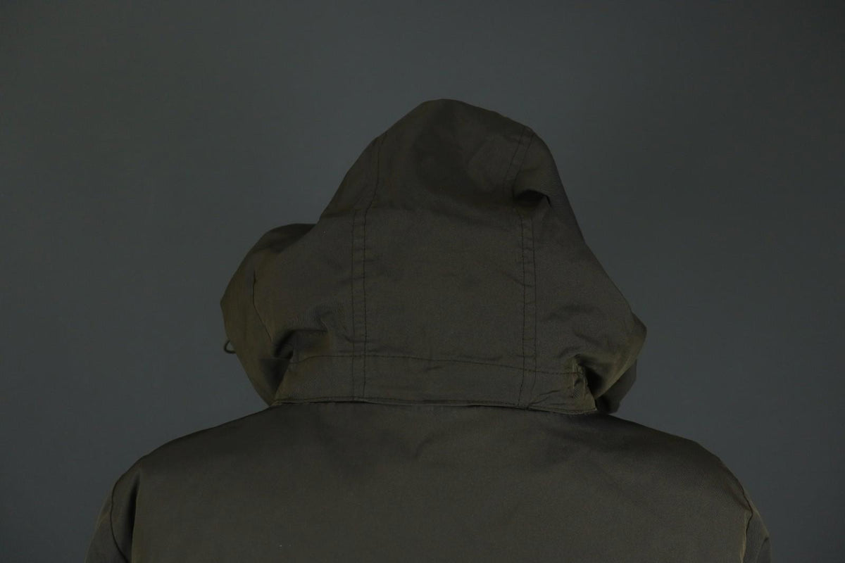 MAX MARA WEEKEND Dark Green Long Sleeve Hooded Windbreaker Jacket – Size 42