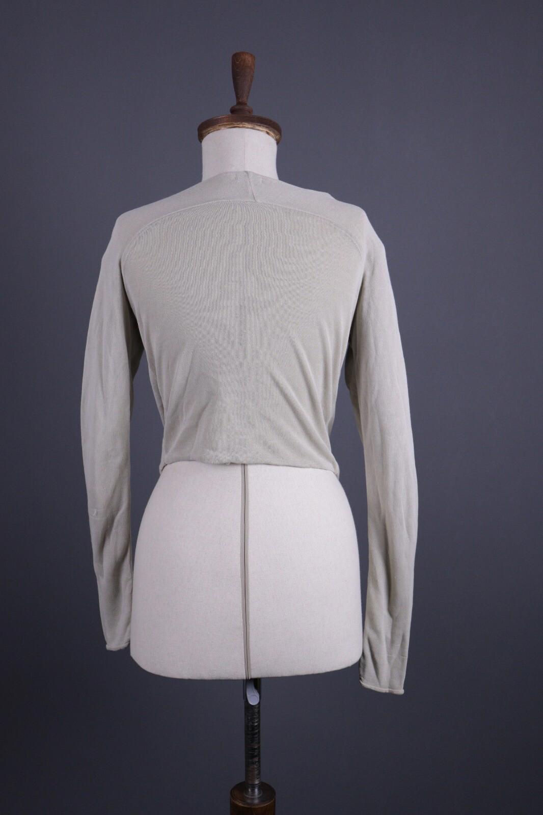TRANSIT PAR SUCH Gray Knit Cropped Cardigan Sweater – Size 3 / M
