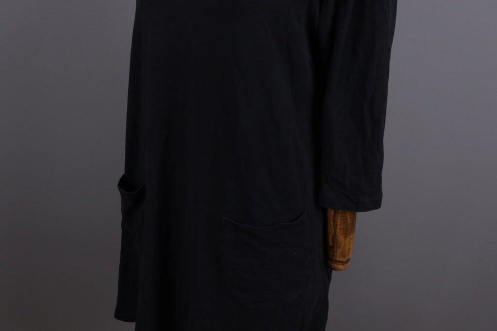 Gudrun Sjoden Black Lagenlook Long Sleeve Relaxed A-Line Dress – Size L