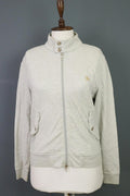 BARACUTA ENGLAND Gray High Neck Full Zip Track Jacket – Size M
