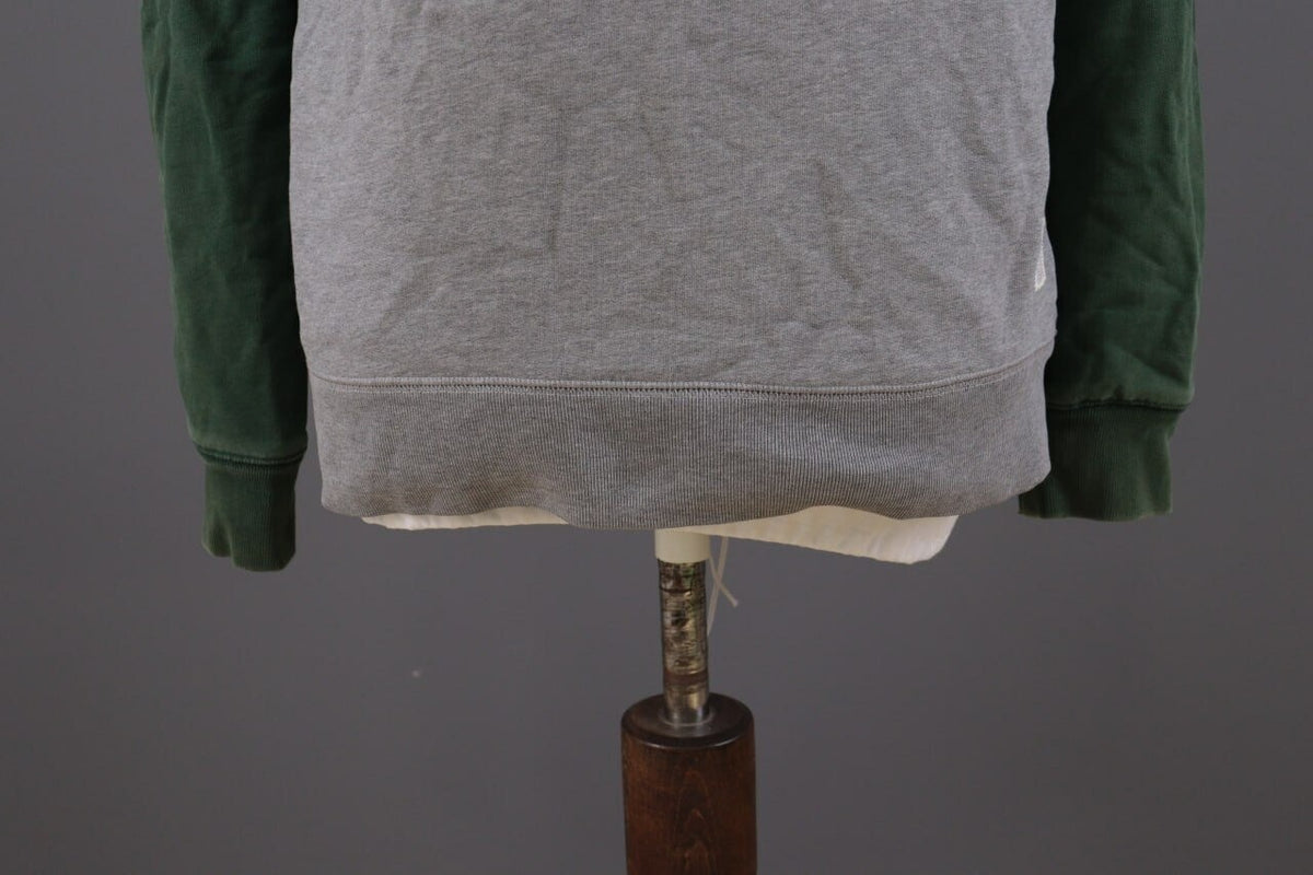 Carhartt Holbrook BI-Color Sweatshirt Gray/Green Sweater – Size M
