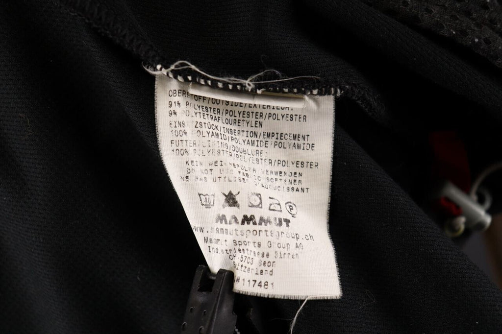 Mammut Black Full Zip Windstopper Soft Shell Jacket – Size M