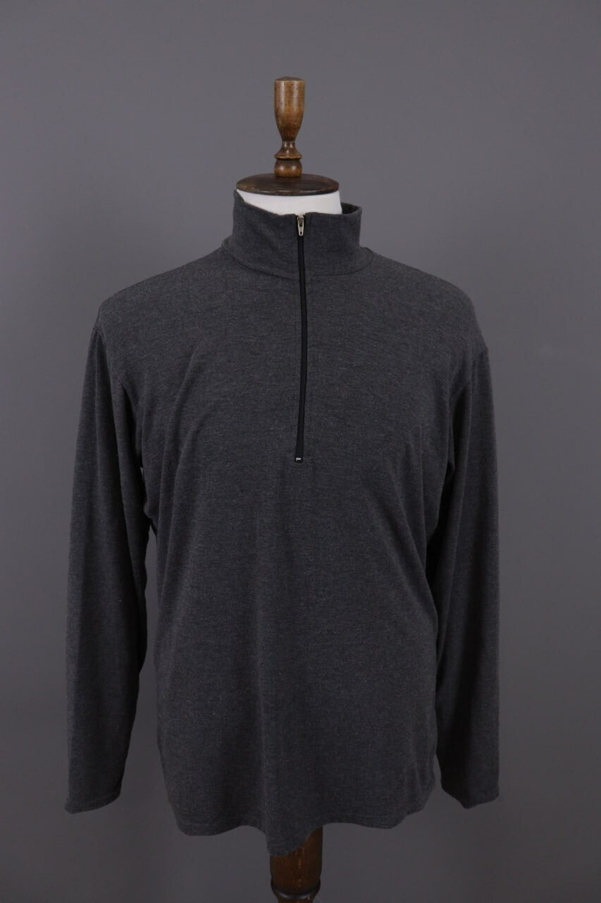 Patagonia Capilene Gray 1/4 Zip Activewear Base Layer Pullover – Size XL