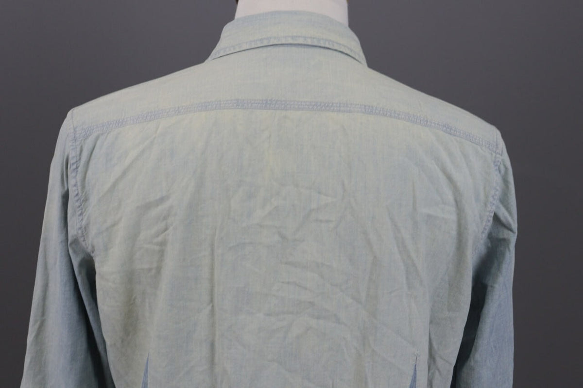 Denim & Supply Ralph Lauren Blue Long Sleeve Denim Over Shirt XL – Men's