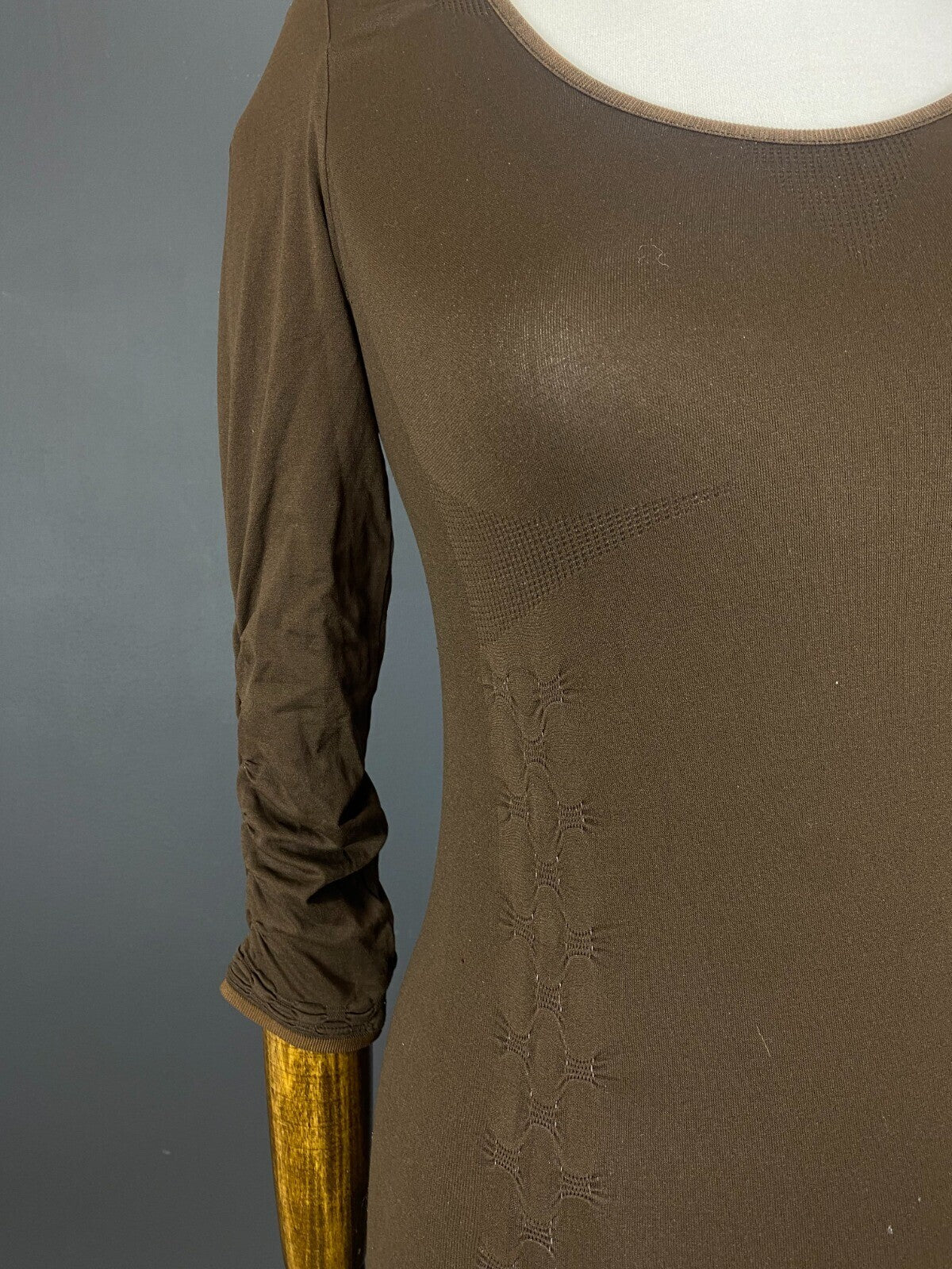 High Use Claire Campbell Brown Summer Bodycon Tunic Dress – Size M