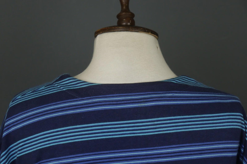 MARJA SUNA MARIMEKKO Navy Purple Striped Button Front Cardigan Sweater – Size XL