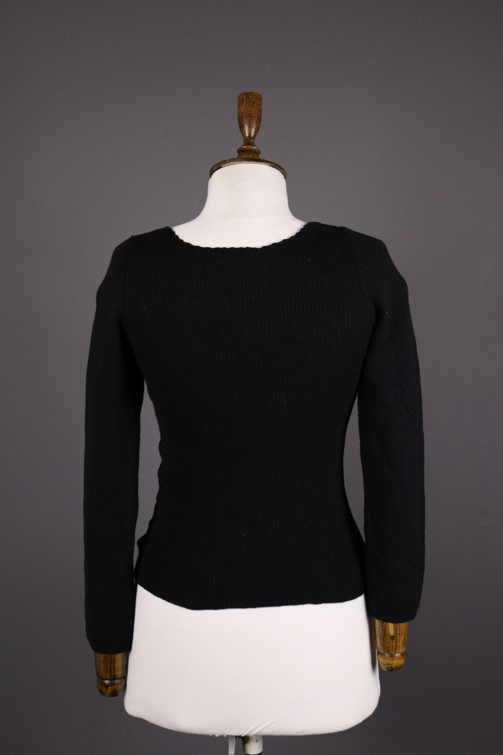 Transit Par Such 400 Wool Black Tigh Knit Sweater – Size 4