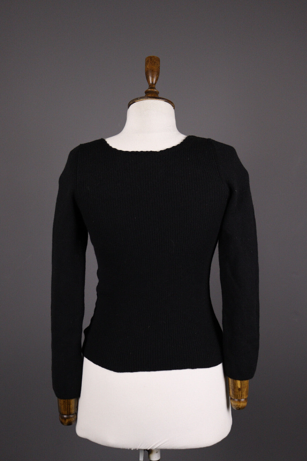 Transit Par Such 400 Wool Black Tigh Knit Sweater – Size 4