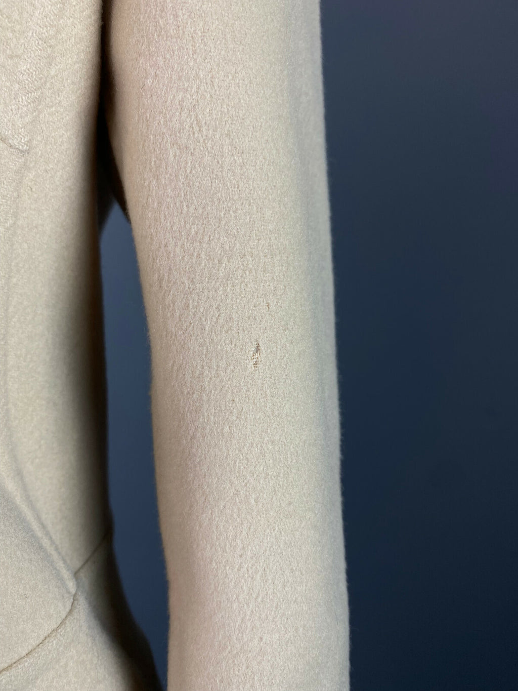 Burberry London Beige Wool Button Down Coat – Women's 52