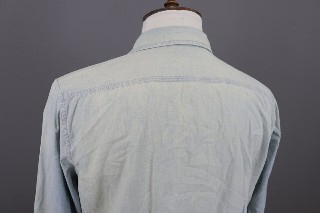 Denim & Supply Ralph Lauren Blue Long Sleeve Denim Over Shirt XL – Men's