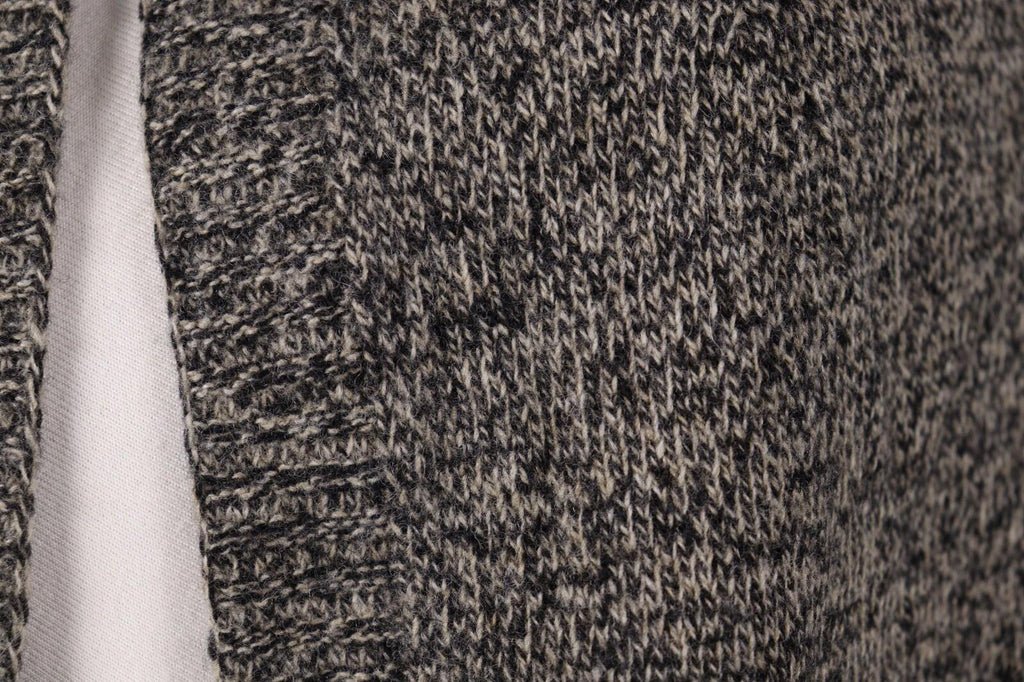 COP COPINE Gray Designer Knit Drape Cardigan Sweater – Size M