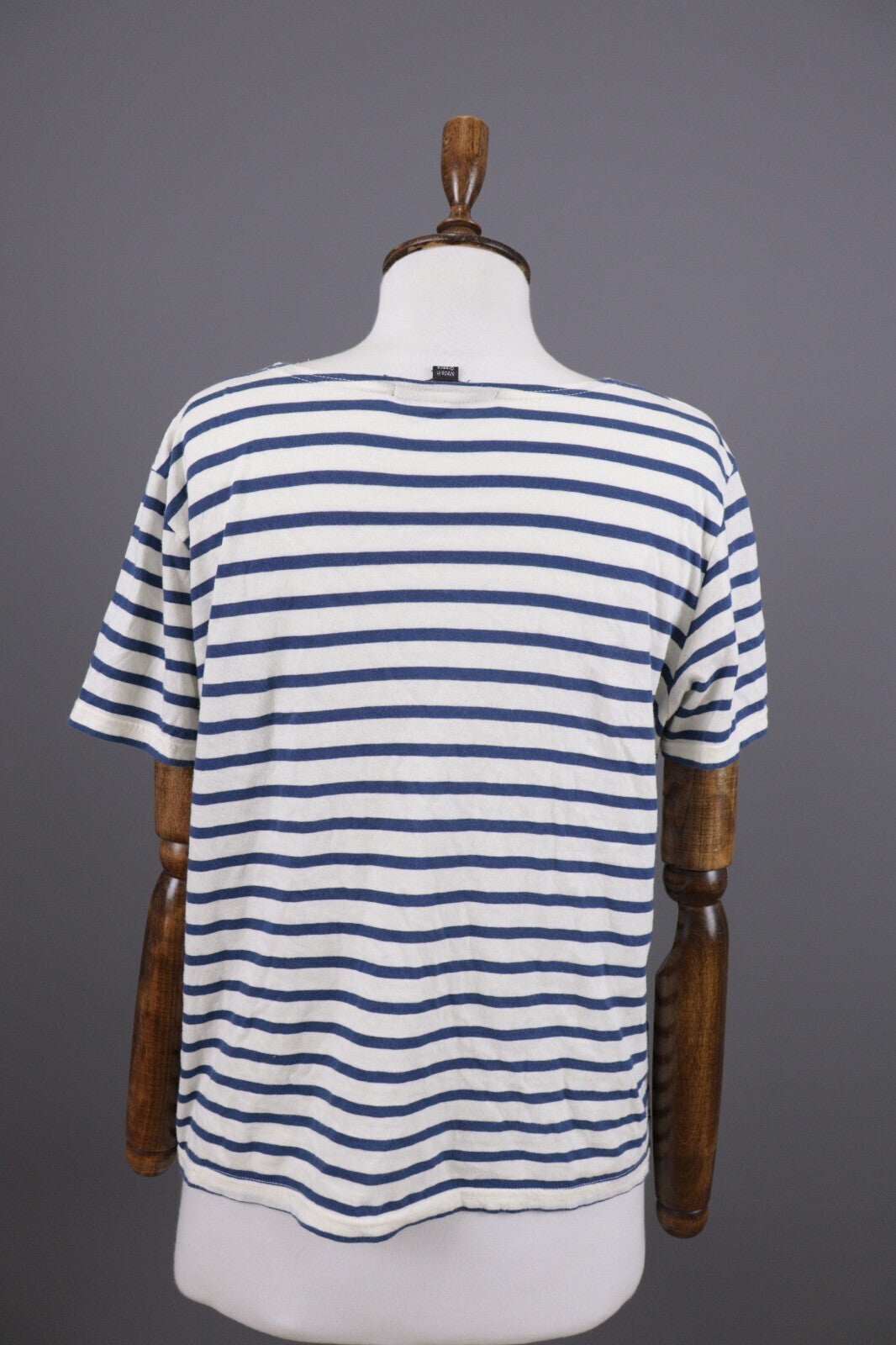 Gudrun Sjoden Multicolor Striped Short Sleeve Relaxed Blouse Shirt – Size L