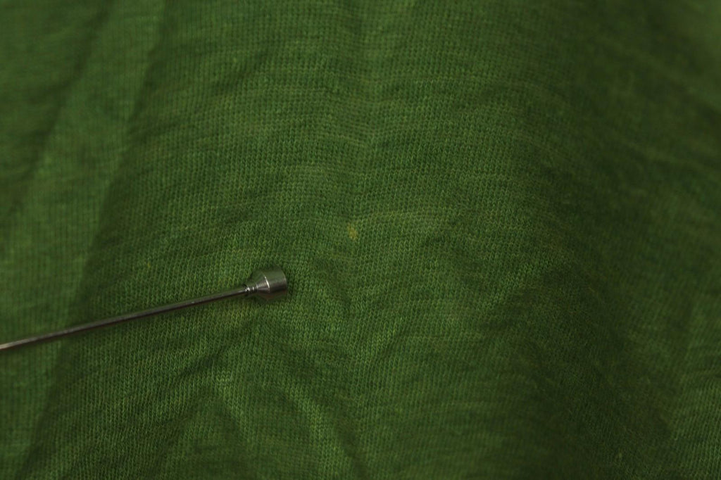 GUDRUN SJODEN Green Linen Long Sleeve Round Neck Button Front Shirt Top – Size L