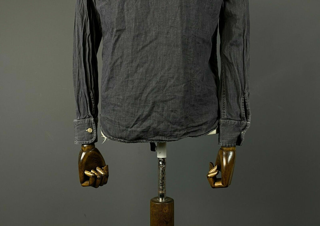 Carhartt L/S Wing Shirt Grey Double Pocket Long Sleeve Shirt – Men's M