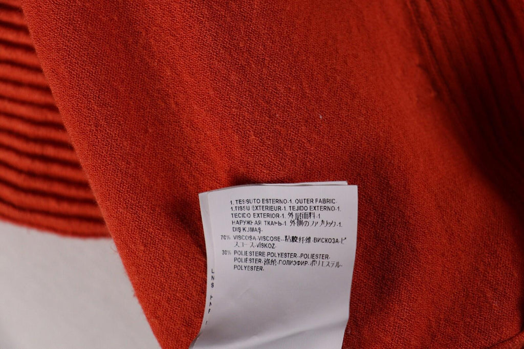 VERSACE COLLECTION Orange Tight Knit 3/4 Sleeve Sweater – Size 44