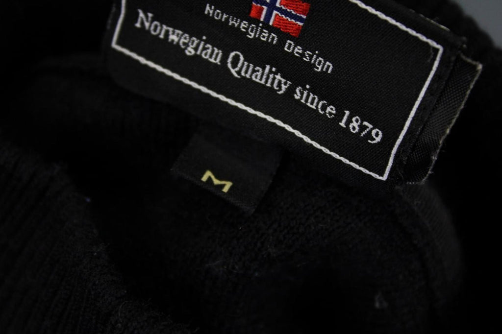 DALE OF NORWAY Multi Fair ISle Mock Neck Raglan Sleeve 1/4 Zip Sweater – Size M