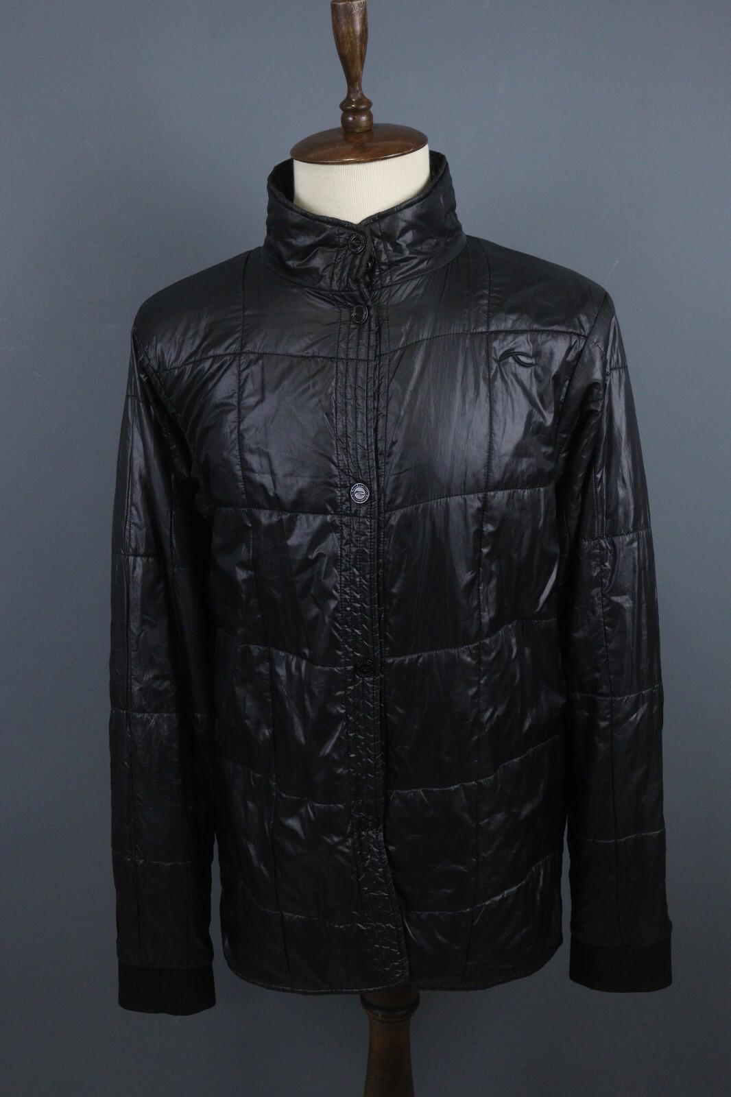 KJUS Pertex Quantum Black Long Sleeve Button Front Ski Jacket – Size XL