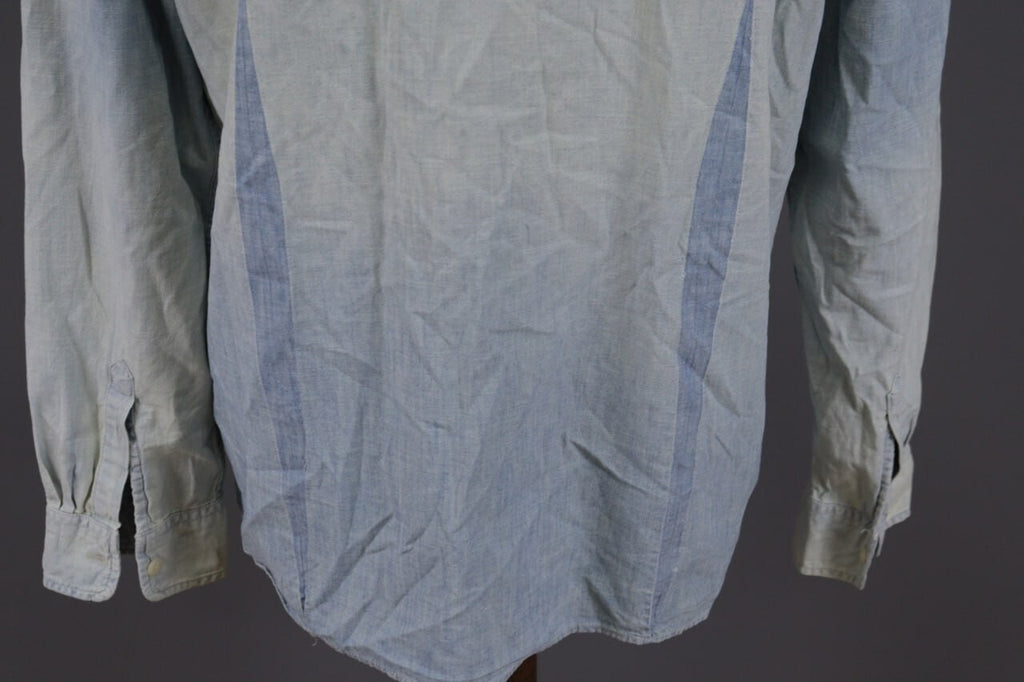Denim & Supply Ralph Lauren Blue Long Sleeve Denim Over Shirt XL – Men's