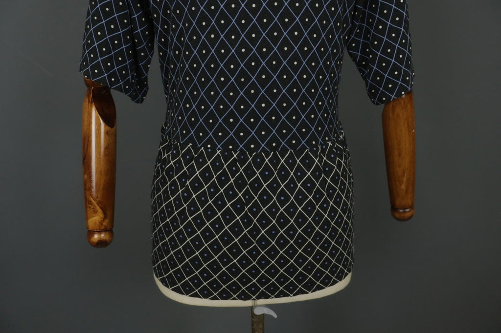 GUDRUN SJODEN Multicolor Modal Dotted Short Sleeve Round Neck Blouse Top – Size S